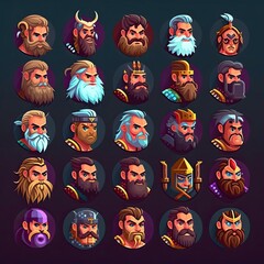 mobile viking ancient warrior ai generated