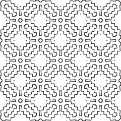 Seamless repeating pattern.  Black and white pattern for web page, textures, card, poster, fabric, textile.