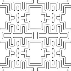 
Repeating patterns of lines.  Black and white pattern for web page, textures, card, poster, fabric, textile.
