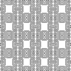 
Repeating patterns of lines.  Black and white pattern for web page, textures, card, poster, fabric, textile.