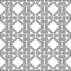
Repeating patterns of lines.  Black and white pattern for web page, textures, card, poster, fabric, textile.