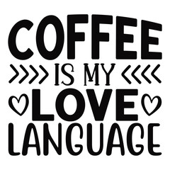 Coffee SVG T shirt Design Template