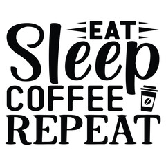 Coffee SVG T shirt Design Template