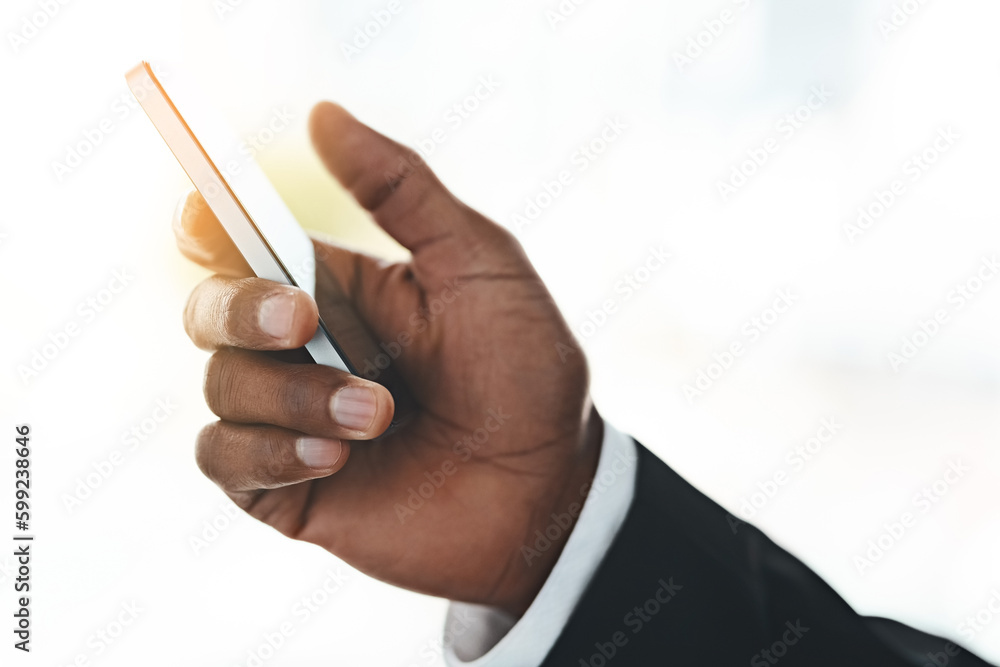 Aufkleber reach out and grab success with your own hands. closeup shot of an unrecognizable businessman using 