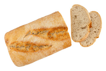  isolated photo of Ciabatta bread