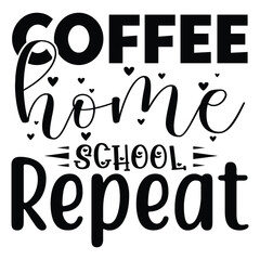 Coffee SVG T shirt Design Template