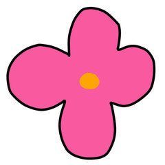 Decorative graphic art pieces, hand drawn pieces of multicolored floral patterns, Abstract flowers and nature, leaves for banner decoration.