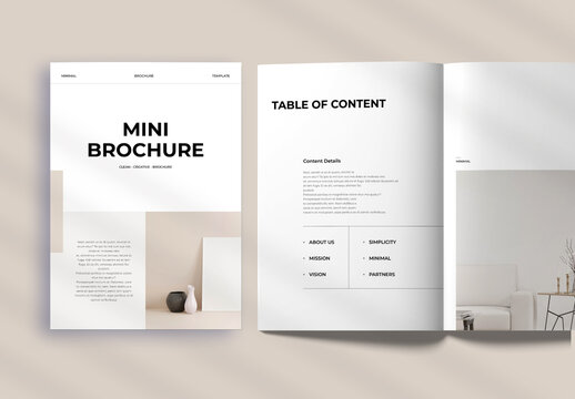 Mini Brochure Template