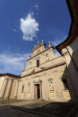 Fototapeta na wymiar Historic Certosa di Garegnano in Milan, Italy