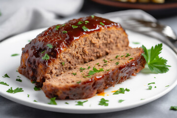Super moist and delicious Air Fryer Meatloaf, generativ ai