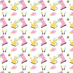 seamless pattern with clips
