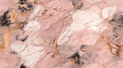 Gold Rose Rosa Pink Modern Marmor Boden Fliese Hintergrund Muster Pattern Nahtlos Seamless Stein Oberfläche PNG