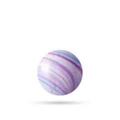 vector illustration realistic yellow and orange color 3D glittering ball design template on the white background. eps 10