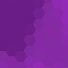 Purple hexagon - geometric background. Vector illustration, fully editable, you can change the shape and color. eps 10