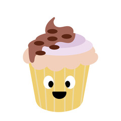 Cute Cupcake Illustration