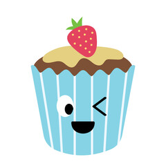 Cute Cupcake Illustration