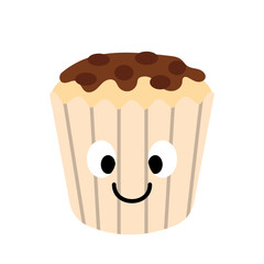 Cute Cupcake Illustration