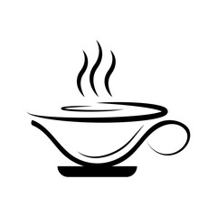 COFFEE CUP LOGO icon design template vector