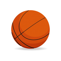 Fototapeta premium Basketball. Sport. Competitions. School physical education. Vector illustration in cartoon style.