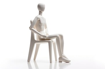 Stick Man Posture Concept 003 Generative AI