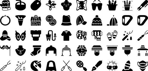 Access Icon Set Isolated Silhouette Solid Icons With Icon, Internet, Vector, Sign, Illustration, Symbol, Access Infographic Simple Vector Illustration