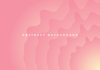 pink gradient background with wave shapes