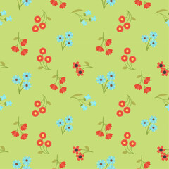 seamless floral pattern. floral pattern design with green background. floral pattern design.