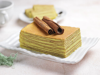 Lapis Legit or Spekoek or Thousand layers cake.