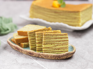 Lapis Legit or Spekoek or Thousand layers cake.