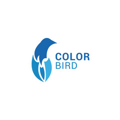 Colorful Bird logo template