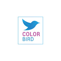 Colorful Bird logo template