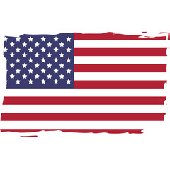 American Brush Flag Element