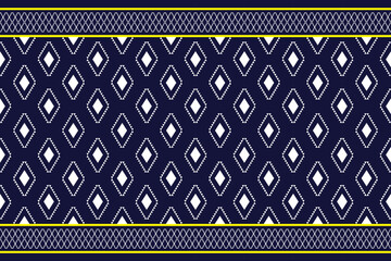  Ikat pattern . Geometric chevron abstract illustration, wallpaper. Tribal ethnic vector texture. Aztec style. Folk embroidery. Indian, Scandinavian, African rug.design for carpet,sarong  
