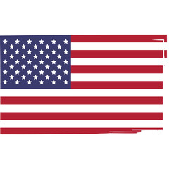 American Brush Flag Element