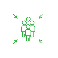 assembly point sign symbol vector