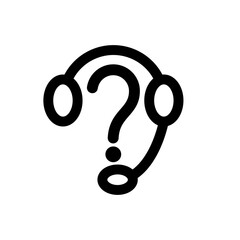 help desk sign symbol vector