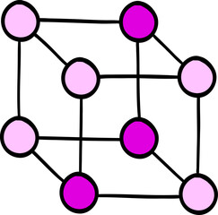 Pink molecular chain