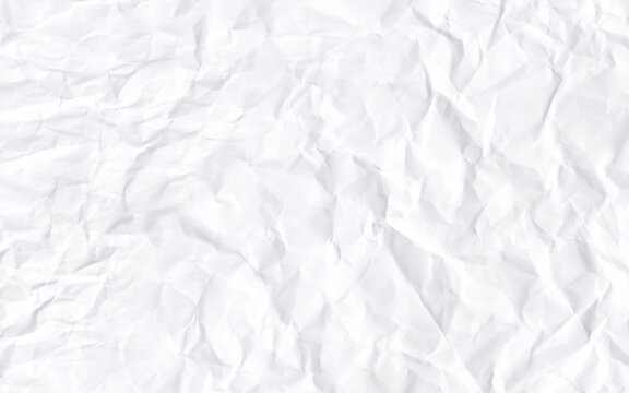 Realistic white crumpled paper. Paper texture pattern. Crumpled paper. Rough grunge old blank