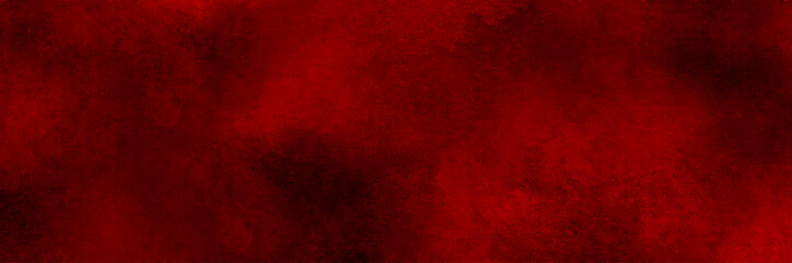 Obraz premium Monochrome red aquarelle painted paper textured canvas for design, vintage card, retro template. Black and red ink effect water color illustration. Abstract grunge grey shades watercolor background