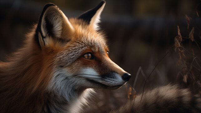 Captivating Red Fox Photo - AI Generated