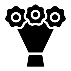 flower bouquet glyph 
