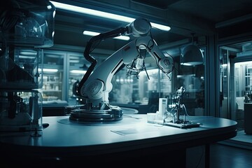 A futuristic photograph showcasing the cutting-edge technology