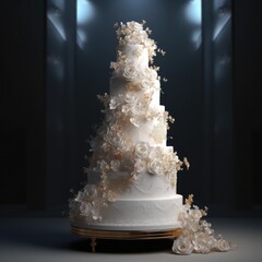 cake, wedding, dessert, food, sweet, flowers, flower, bride, wedding cake, reception, celebration, table, rose, decoration, marriage, groom, party, icing, sugar, love, event, ceremony, pink, cakes, fr