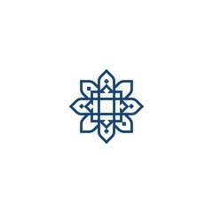Islamic calligraphy logo and icon