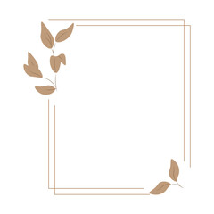Aesthetic Floral Frame