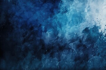 Obraz premium Abstract blue watercolor background texture with some spots and stains on it