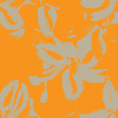 Colourful Abstract Floral Seamless Pattern Design