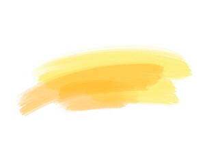 Bright yellow frame on a white background