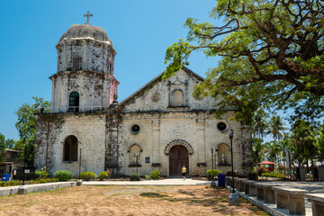 Anini-y, Antique, Philippines - The Anini-y Church or the Parish Church of San Juan Nepomuceno.