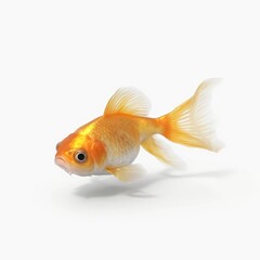 fish, goldfish, gold, animal, isolated, aquarium, water, pet, white, orange, nature, fin, underwater, golden, swim, pets, tank, swimming, bowl, carp, fishbowl, aquatic, gold fish, animals, color